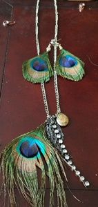 Necklace and earrings